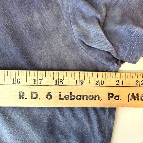 Abercrombie & Fitch Men's Soft Tee Short Sleeve T-Shirt Blue Size Medium M - Picture 6 of 6